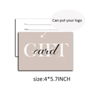 Personalized Gift Voucher Cards, DIY Gift Certificate, Beauty Salon Gift Certificate, Custom Cards
