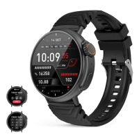 Uhoofit GT88 Smart Watch For Men Phone Calls Sport Modes AI Voice Assistant SmartWatch HD Touch Screen Waterproof WristWatch