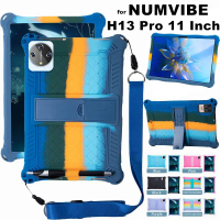 Sarung Tablet, Untuk Numvibe H13 H 13 Pro 11 Inci, Lembut dan Kalis Kejutan, Warna Pepejal, dengan P