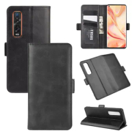Case For OPPO Find X2 Pro Leather Wallet Flip Cover Vintage Magnet Phone Case For OPPO Find X2 Pro Coque
