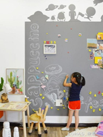 【八折下殺】定制磁性黑板牆貼家用磁力黑板牆 家用兒童環保多色造型塗鴉 閒庭美家