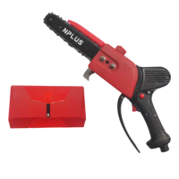 Mini Saw Chain Battery 8-Inch Cordless Electric Portable Chainsaw with Brushless Ironless Motor