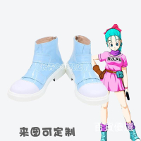 七龍珠 布爾瑪cos鞋定做 cosplay鞋支持來圖定製