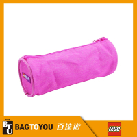 【LEGO】丹麥樂高圓筒狀鉛筆盒-粉紅色 10050-2004