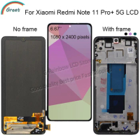 Global Version AMOLED For Xiaomi Redmi Note 11 Pro+ 5G Plus lcd display touch screen digitizer for redmi note 11 pro plus LCD