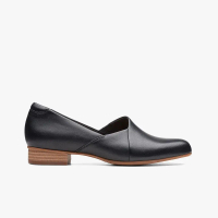CLARKS Juliet Palm Black Leather (Original) Women's Shoes - Black