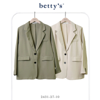 betty’s 貝蒂思 質感百搭雙口袋西裝外套(共二色)