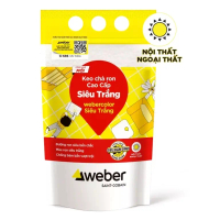 Keo chà ron Weber màu trắng G68S