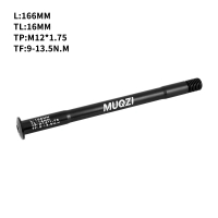 Muqzi MTB thông qua trục 15x100 15x110 12x142 12x100 12x148 đường xe đạp bánh xe trục 12mm 15mm trun