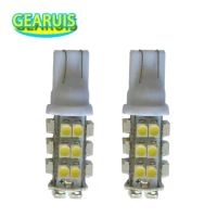 Factory price!!! 100X T10 28 SMD Car High Power 168 194 W5W 3528 1210 28 SMD Wedge Light Signal Bulbs Dome lights white/blue