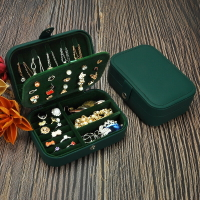 首飾盒簡約現代耳釘耳環戒指小手飾品 包便攜隨身旅行ins風收納盒