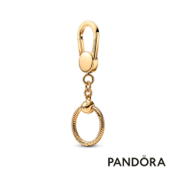 【Pandora官方直營】Pandora Moments 小型包包釦環-鍍14k金