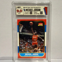 1996-97 Fleer Ultra Decade #U-4 Michael Jordan HGA 9.0 Mint