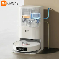 Xiaomi OMNI 1S Vacuum and Mop Robot Automatic Dust Collection and Mopping Water Washing and Drying 4000PA Suction Sweeping Robot