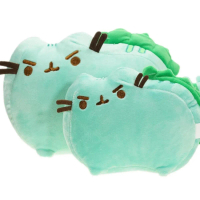 ของเล่นตุ๊กตา Pusheen สไตล์ Ins ตุ๊กตาน่ารัก หมอนแมวแพนเค้ก ของขวัญวันเกิดในอุดมคติ ผ้า ปู ที่ นอน ล