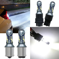 Đèn LED phía sau, cho xe máy, đèn pha T20 3157, đèn phanh 1157, đèn báo, siêu sáng, màu trắng, thích