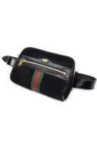 Gucci Pre-Loved Web Ophidia Belt Bag 85