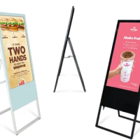 43 49 inch PC built in foldable portable android/windows wifi commercial advertising lcd digital signage display screen monitor