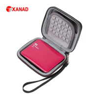 XANAD EVA Hard Case for WD 1TB 2TB 3TB 500GB My Passport Ultra Portable External Hard Drive Carrying Storage Bag