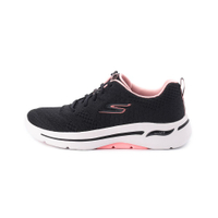 SKECHERS  GO WALK ARCH FIT 運動鞋 黑粉紅 124403BKPK 女鞋