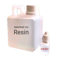 RESIN super bening 500 grm fre katalis 20grm