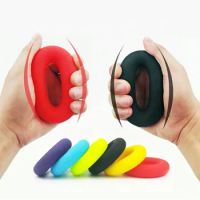 Strength Hand Grip Ring Muscle Power Training Silicone Ring Fitness Body Building Carpal Expander Finger Trainer Grip