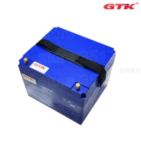GTK waterproof 12v 120Ah 100Ah 1000W LIfepo4 electric boat Battery Trolling 55lbs outboard solar storage UPS BMS + 10A Charger