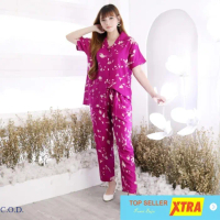 Baju Piyama Aria XL CP N1 Piyama Wanita matt Rayon viscose varian warna Kekinian@@ Celana Tidur Sete