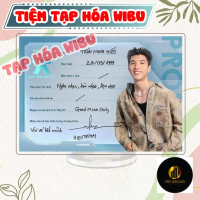 Mô Hình Tượng Standee Acrylic Profile Viết Tay Của Các Anh Trai Say Hi Tiệm Tạp Hóa Wibu M789