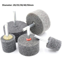 Grinding Polishing Head Electric Drill Bit Wheel 1/4inch Shank 20/25/30/40/50mm For Dremel Rotary Accessories Power Wood Tools