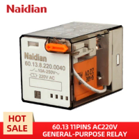 Naidian Min Relay 60.13 11pins AC220V General-purpose Relay Universal Relay