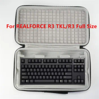 For REALFORCE R3 TKL/R3 Full Size Dual Mode Wired Wireless Keyboard Storage Hard Shell Bag Case Dust Case Travel Protective Box