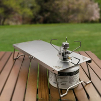 Outdoor Picnic Table for Folding Stainless Steel Solo Small Table Integrated Stove Special G2 Gas Tank 230g Gas Tank Special