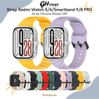 Strap Kompatibel For Redmi Watch 5/4 Polos ORI Tali Xiaomi Smartband 9 PRO Band 8 PRO Bahan Silicone