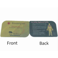 custom.50pcs Cuantica Card Energia Card Charms With Instructions Individually Packaged Yellow Color