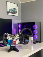 Fanatec QR2 Steer Wheel Stand Black with screws - SimRacing accessorie - Fanatec
