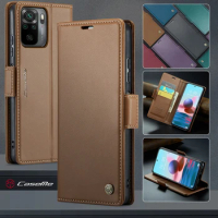 Luxury Leather Phone Case For Xiaomi Redmi Note10 10s Note 10 Pro Max Case Wallet Shockproof Cover Redmi Note 10S Note 10 Pro 4G