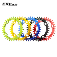 High Quality EKFan 104BCD Bicycle Chain ring 32T/34T/36T Narrow Wide Round Oval Cycle Chainwheel 7075-T6 MTB Bike chain wheel