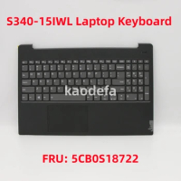 For Lenovo ideapad S340-15IWL / S340-15IML / S340-15API / S340-15IIL Laptop Keyboard FRU: 5CB0S18722