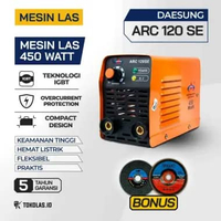Mesin / Travo las listrik inverter - MMA / ARC DAESUNG ARC 120 SE