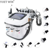 10 in 1 Hydro Dermabrasion Machine Deep Facial Cleaning Lifting Water Oxygen Spray Skin Care Bubble SPA Beauty Apparatus