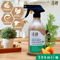 【清檜Hinoki Life】柑橘廚房清潔劑 500ml/瓶-2瓶