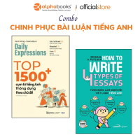 Sách - Lẻ/Combo: Daily Expression: Top 1500+ Cụm Từ Tiếng Anh Thông Dụng Theo Chủ Đề + How To Write 