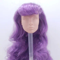 Fashion Royalty Nu.face Giselle 1:6 Scale Blank Face Purple Hair FR White Skin Integrity Doll Head