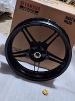CAST WHEEL, REAR / VELG BELAKANG YAMAHA MX KING HITAM GLOSSY ORIGINAL YGP 2PV-F5338-10-33