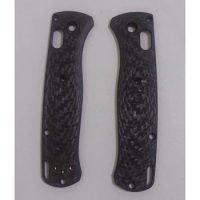 1 Pair Custom Made 3K Carbon Fiber Handle Scales For Benchmade Bugout 535 DIY Accessories