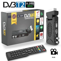 H.265 HD Digital DVB-T2 Spain TDT Europe Terrestrial TV Receiver HEVC 265 DVB-T2 H.265 Decoder EPG Set Top Box Scart Interface