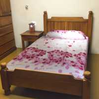 【吉迪市柚木家具】柚木古典造型床架組 - 單人 HABE003AJ(床板 床台 寢室 大地 原木 質感 極簡 房間組)