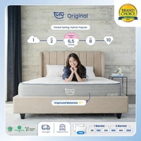 Kasur Pocket Spring Bed TURU ORIGINAL + Free Bantal Kasur 120 x 200