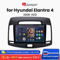 Junsun V1 AI Voice Wireless CarPlay Android Auto Radio for Hyundai Elantra 4 HD 2006-2012 4G Car Multimedia GPS 2din autoradio